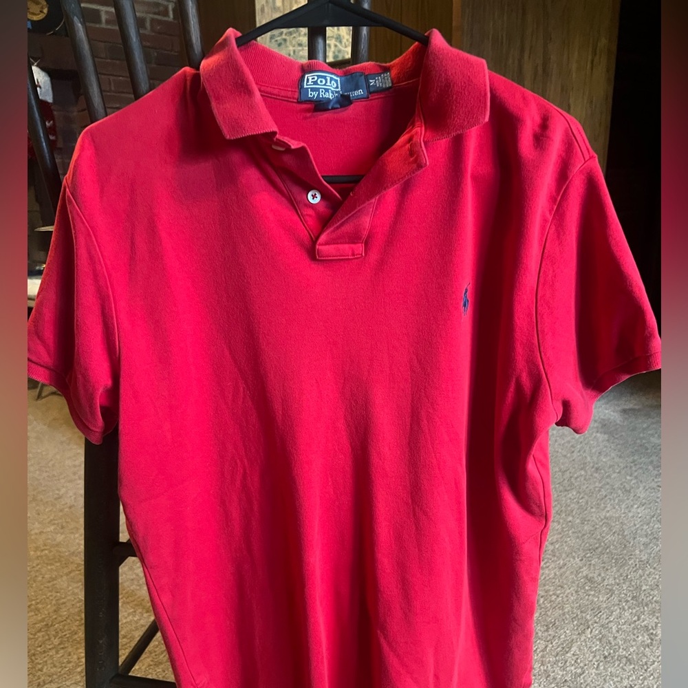 Polo by Ralph Lauren Men's Red Polo Shirt